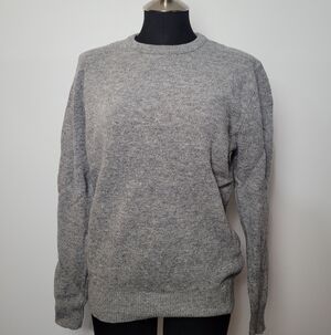 Classic Grey Wool Sweater